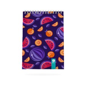 Libreta personalizada frutas